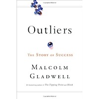 front cover to the Malcolm Galdwell book Outliers